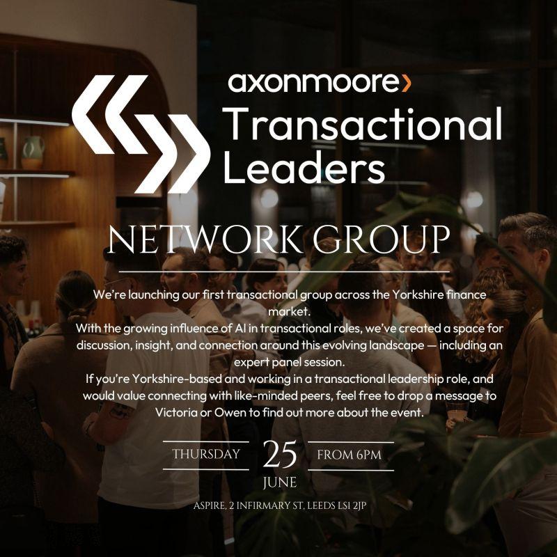Axon Moore - Opportunity for SSF UK Members: Transactional Finance Leaders Event