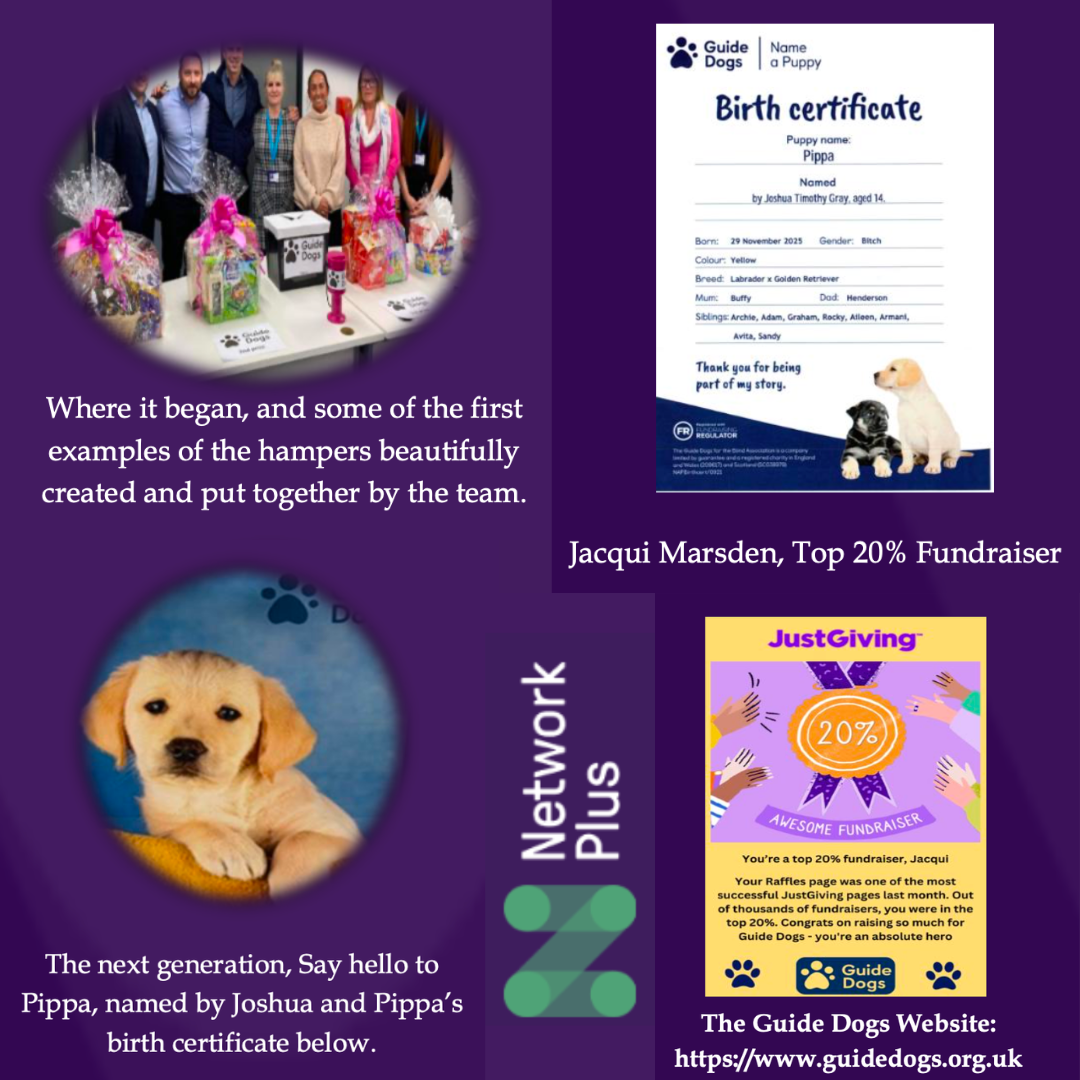 Network Plus Member Spotlight: Fundraising for The Guide Dogs