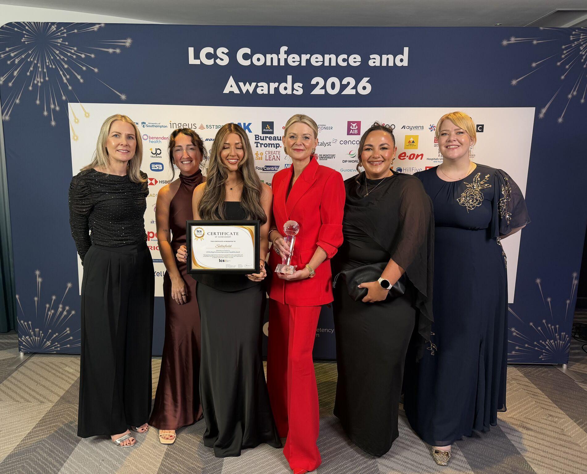 Sellafield GBS Celebrates Leadership Excellence Award Win