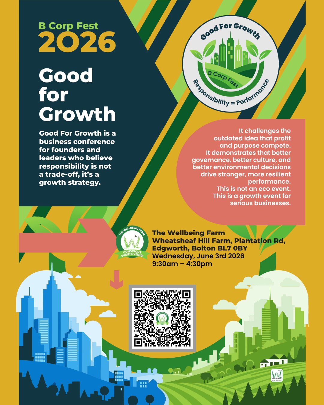 Good for Growth : B Corp Fest 2026 - The Wellbeing Farm