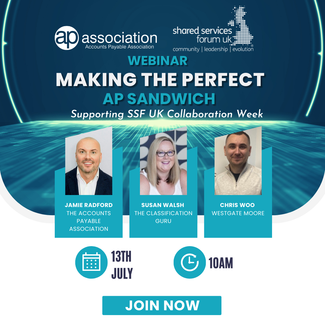 SSF UK COLLABORATION WEEK 2022: MAKING THE PERFECT AP SANDWICH - ACCOUNTS PAYABLE ASSOCIATION