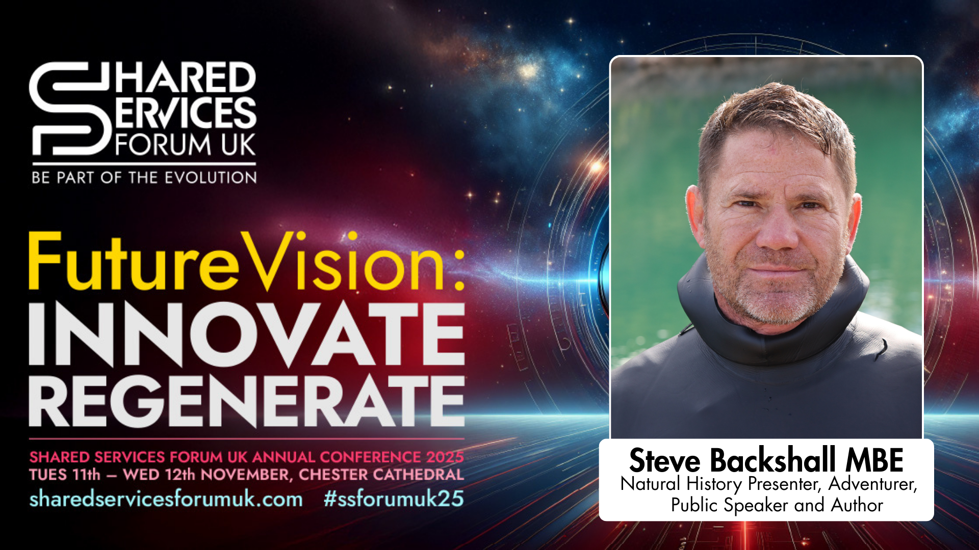 WELCOMING STEVE BACKSHALL MBE TO OUR ANNUAL CONFERENCE 2025