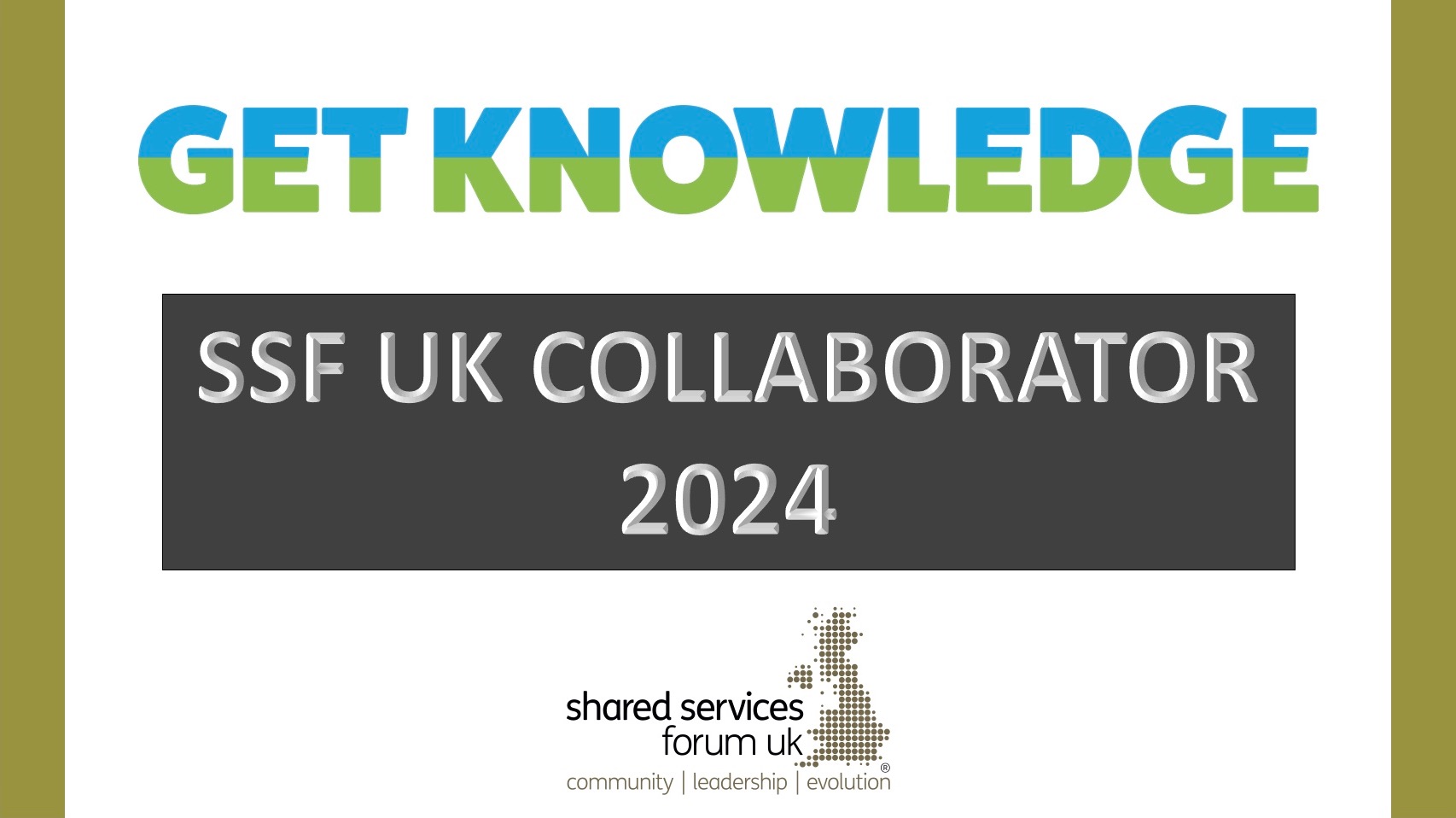 SSF UK TO COLLABORATE WITH GET KNOWLEDGE