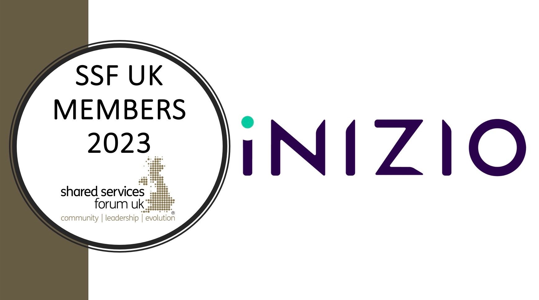 WELCOMING INIZIO AS NEW SSF UK MEMBERS