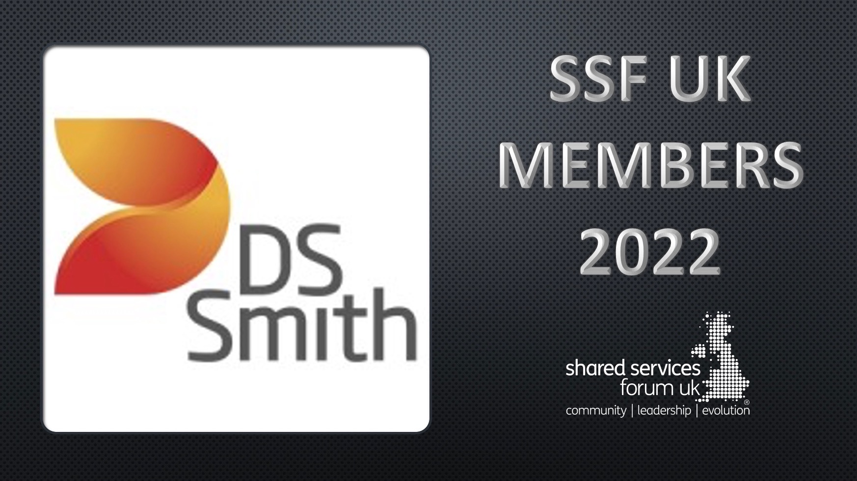 WELCOMING NEW MEMBERS DS SMITH TO SSF UK