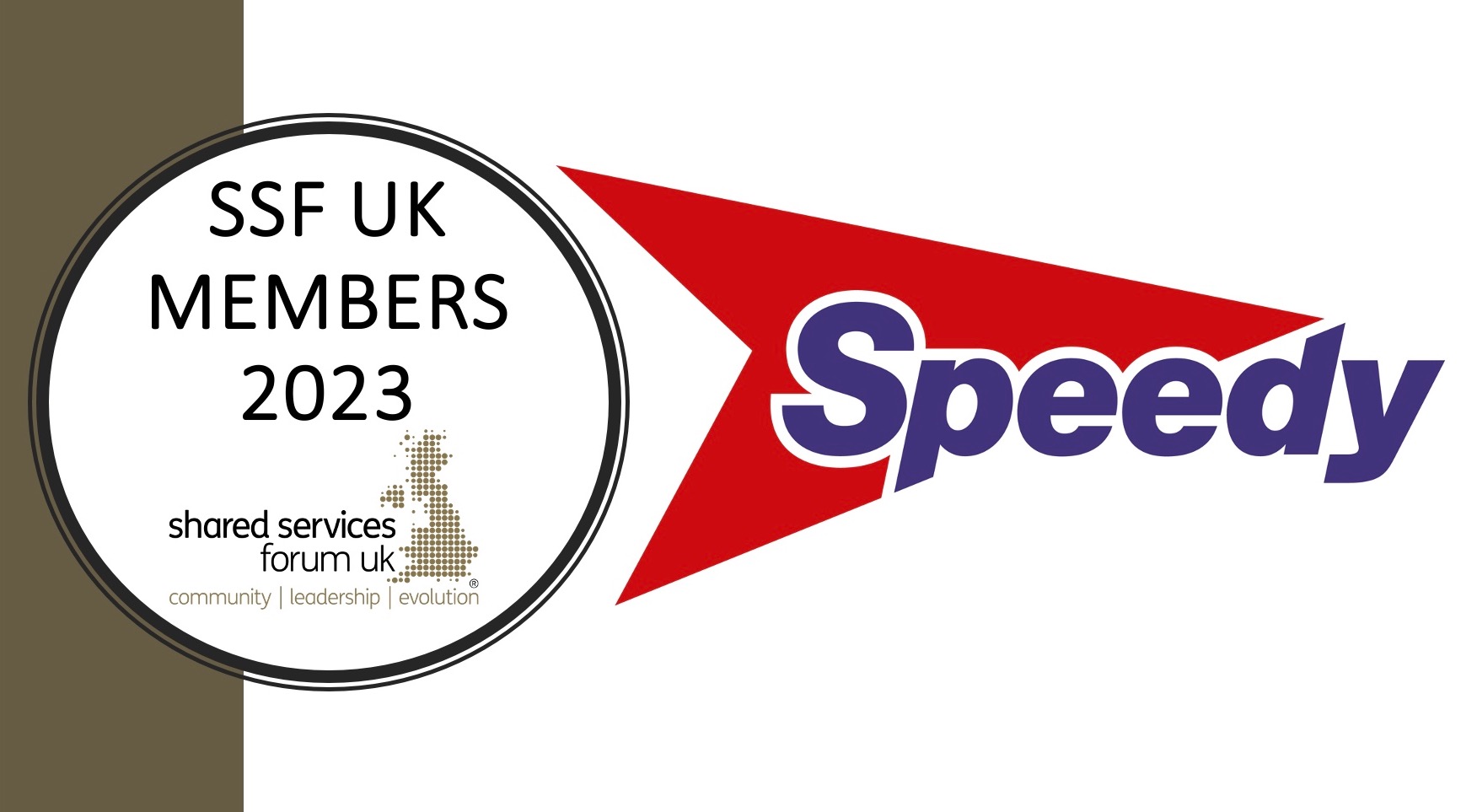 WELCOMING SPEEDY SERVICES TO SSF UK