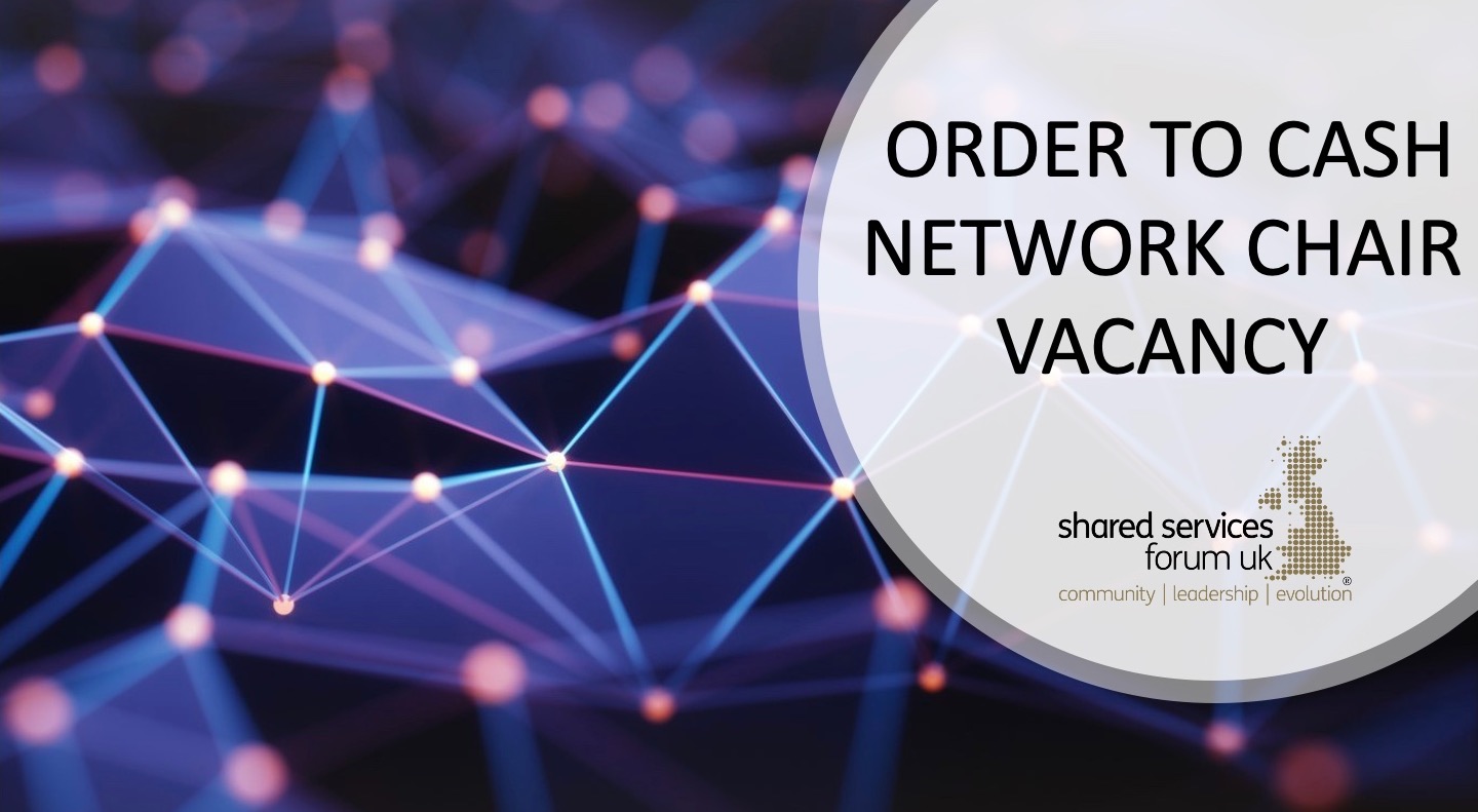 ORDER TO CASH NETWORK CHAIR VACANCY