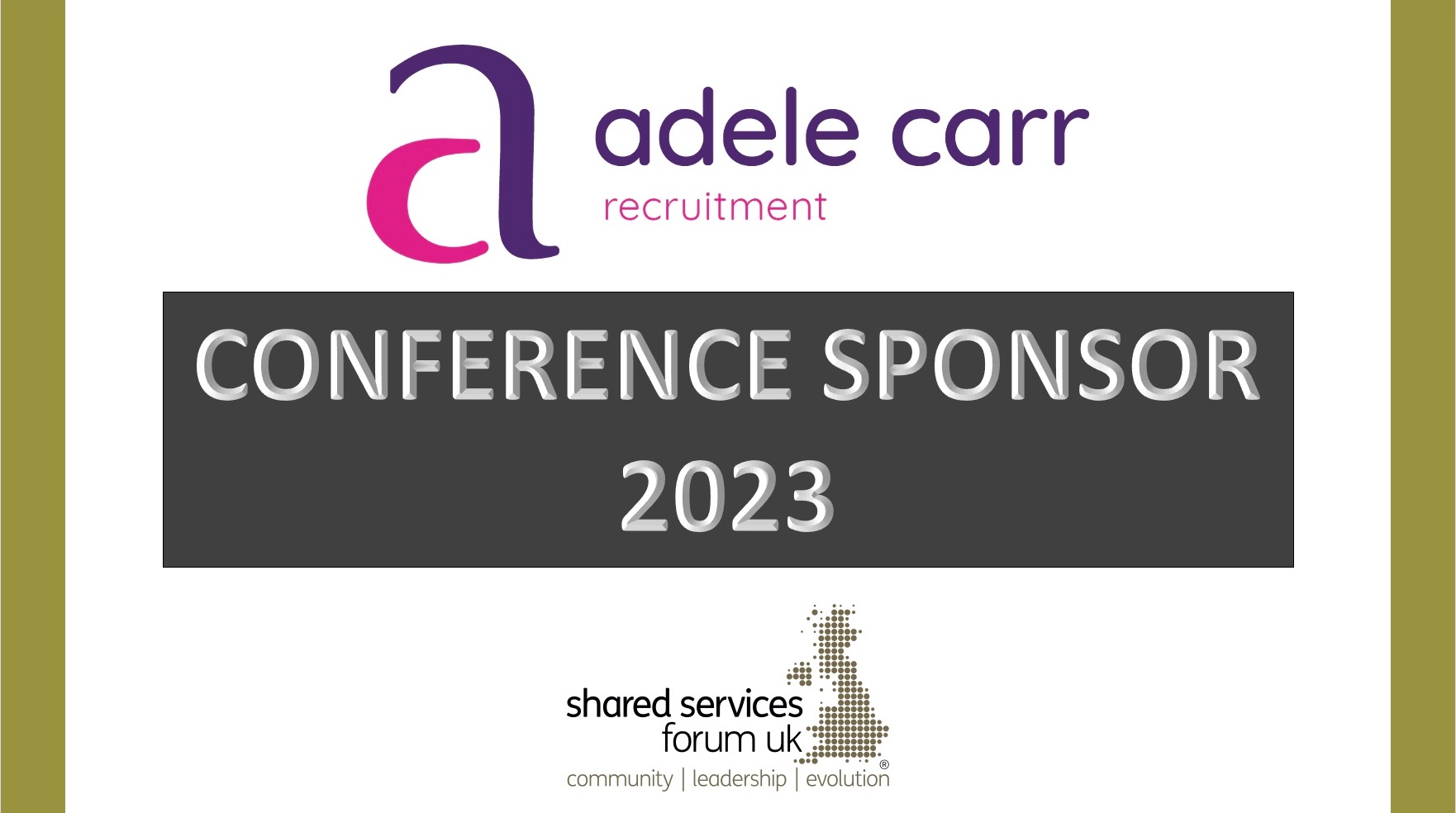 WELCOMING ADELE CARR RECRUITMENT AS SPONSORS FOR OUR ANNUAL CONFERENCE 2023
