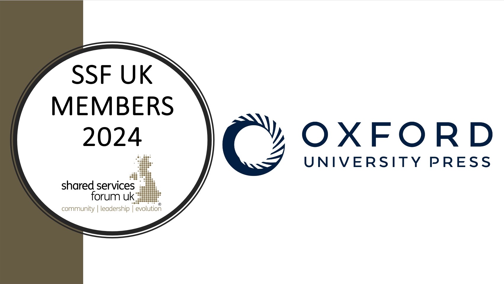 WELCOMING NEW MEMBERS OXFORD UNIVERSITY PRESS TO SSF UK