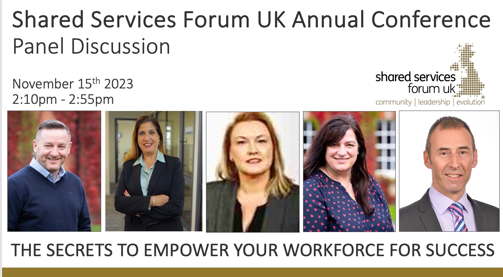 WELCOMING THE PANELISTS FOR 'THE SECRETS TO EMPOWER YOUR WORKFORCE FOR SUCCESS' PANEL DISCUSSION