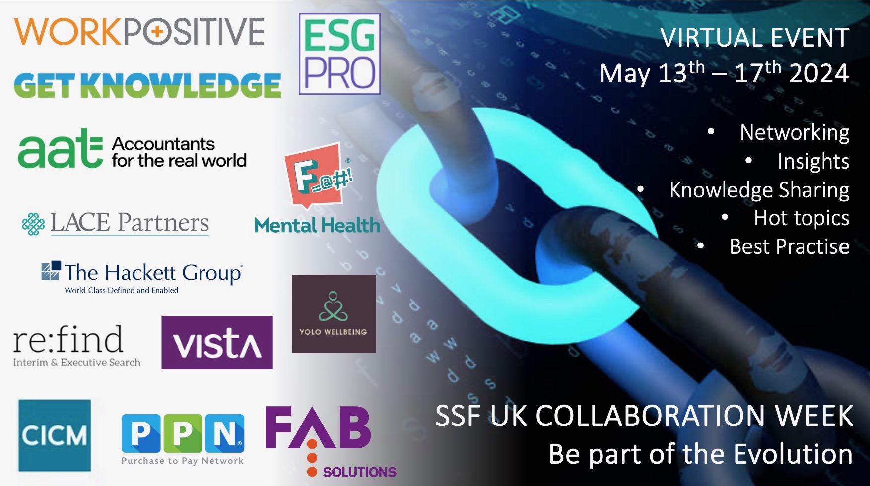 SSF UK COLLABORATION WEEK 2024 LINE UP 