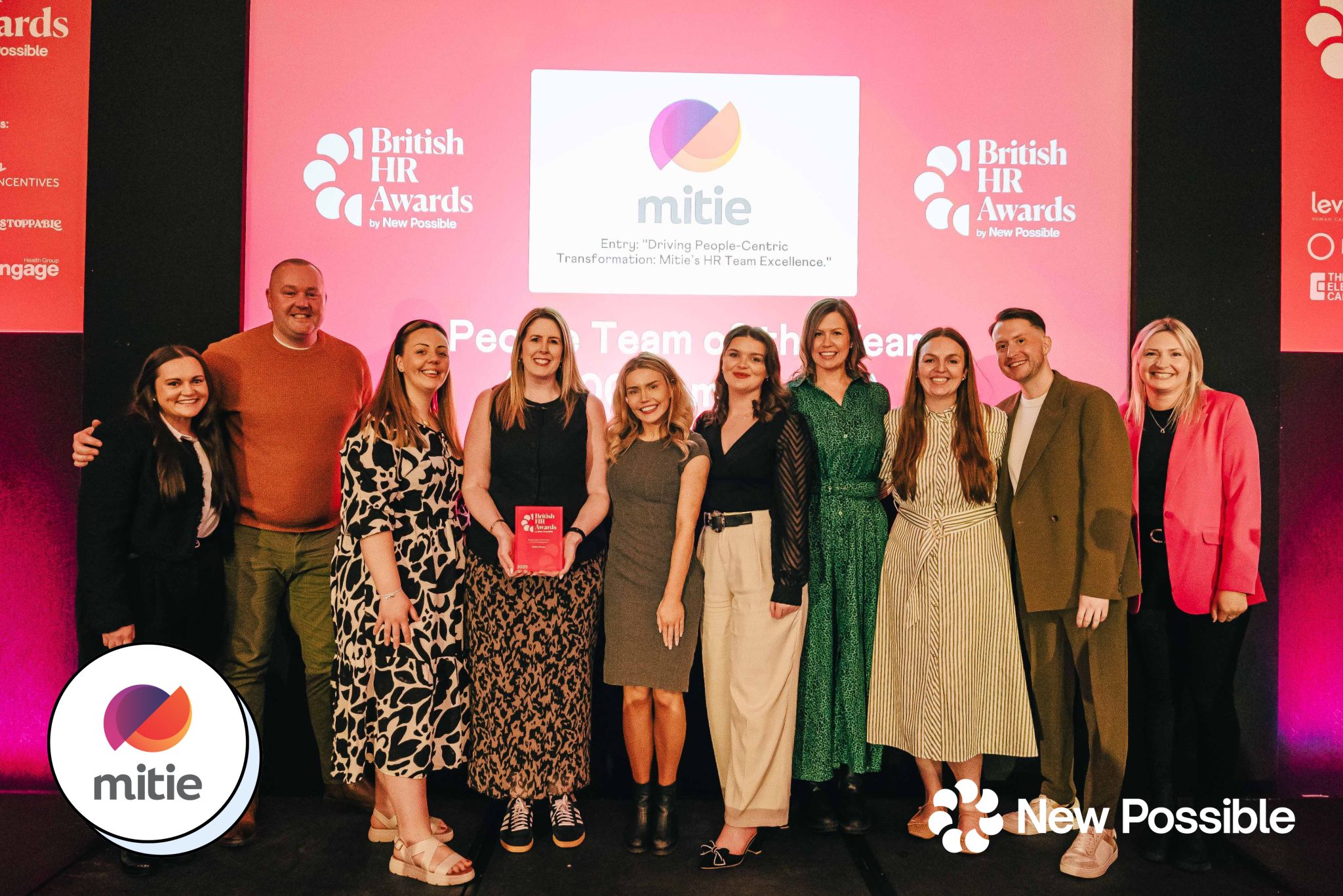 CONGRATULATIONS TO MITIE ON WINNING 'PEOPLE TEAM OF THE YEAR' AWARD AT THE BRITISH HR AWARDS