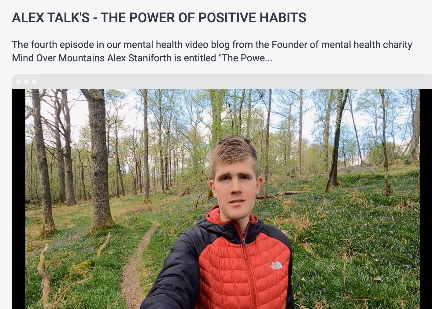 ALEX TALK'S - THE POWER OF POSITIVE HABITS