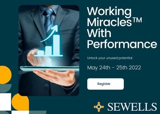 WORKING MIRACLES WORKSHOP WITH SEWELLS